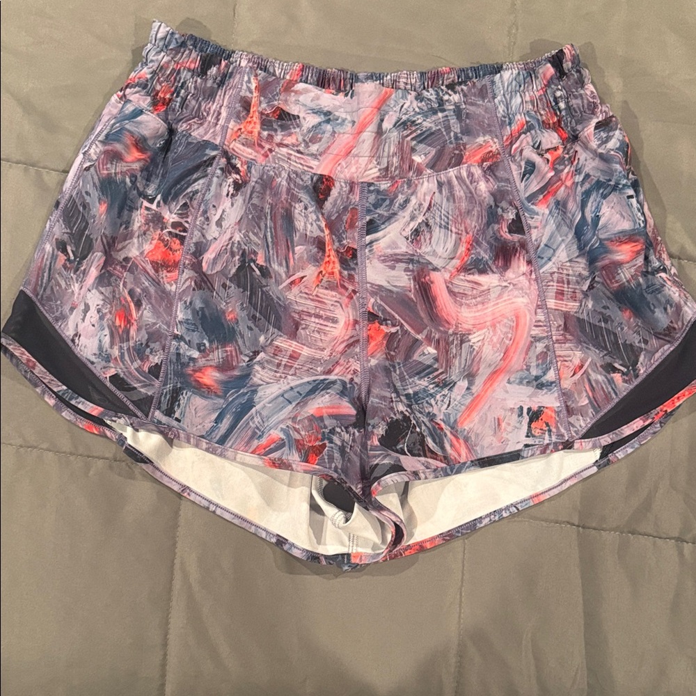 lululemon athletica Multicolor Abstract Athletic Shorts